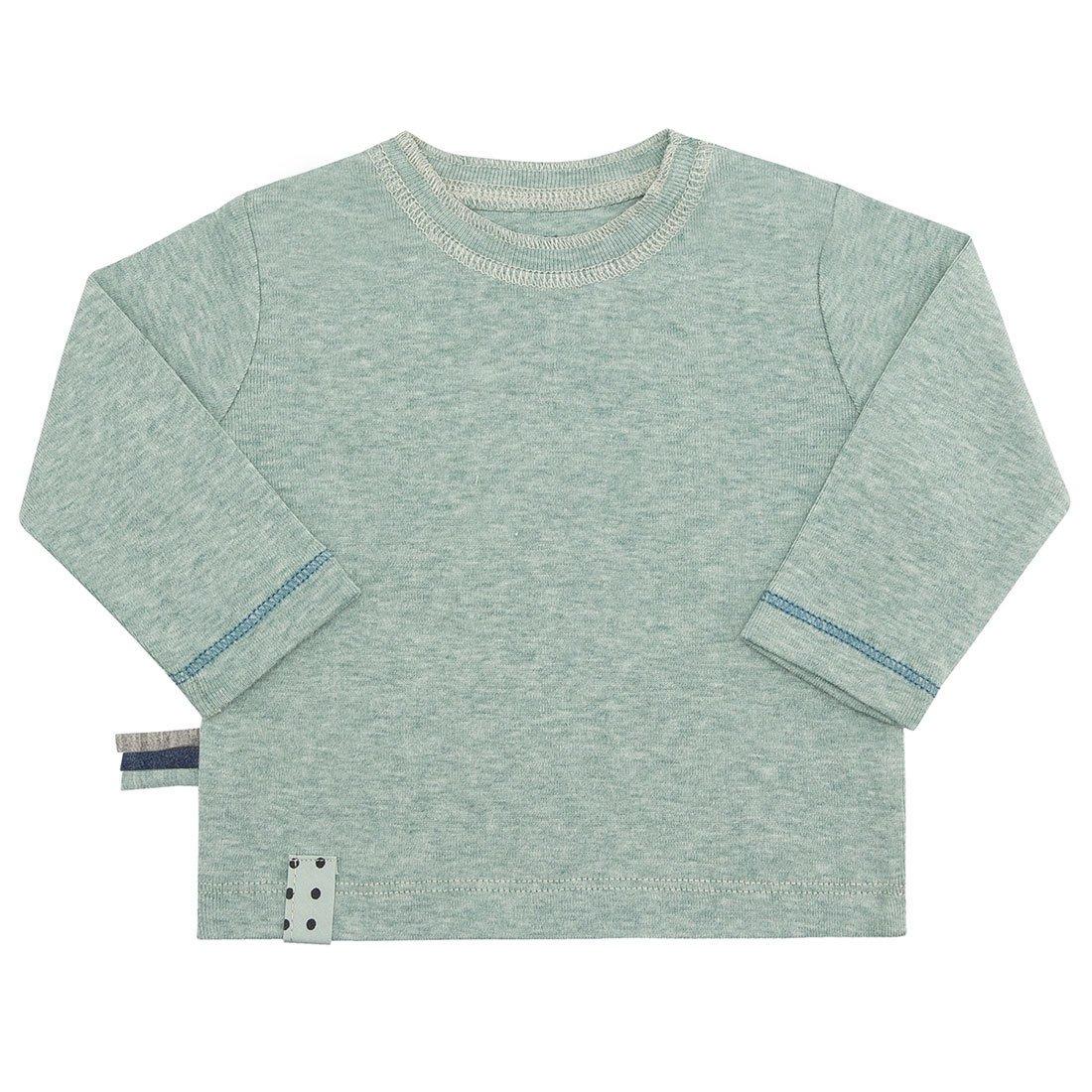 Image of Langarm-shirt Unisex Pastellgrün 18-24M