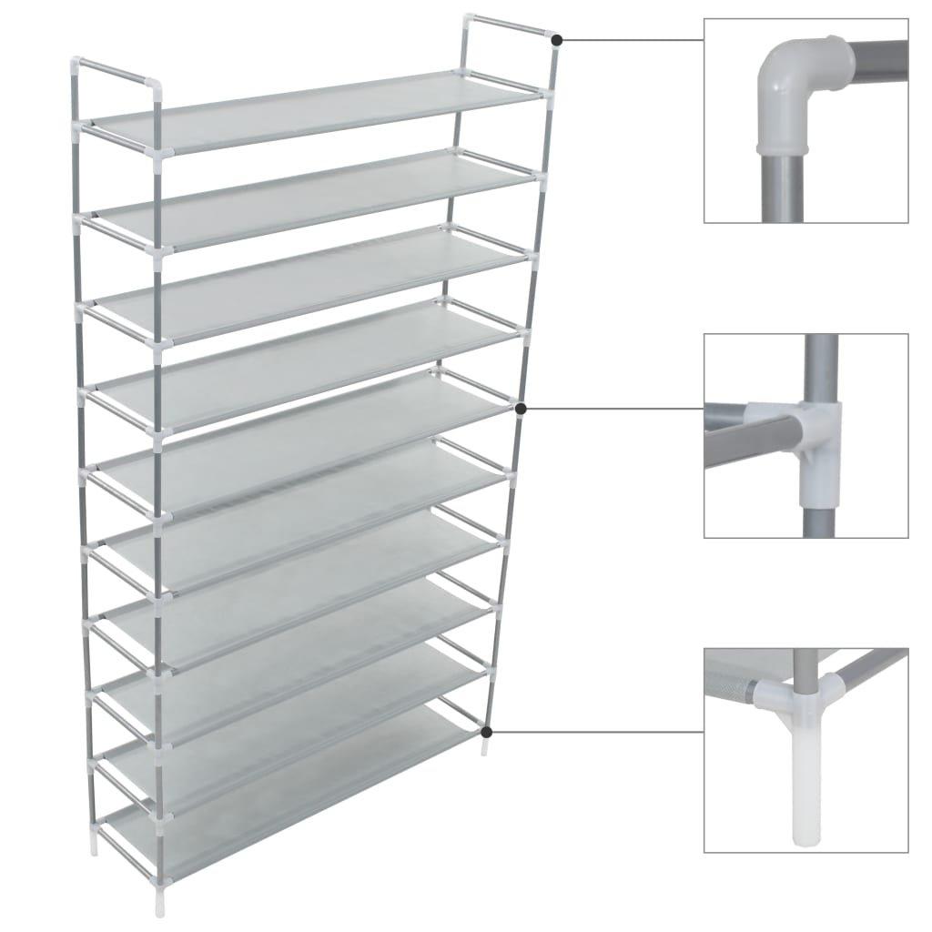 VidaXL Étagère à chaussures tissu  