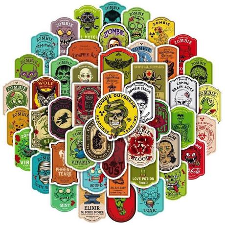 Gameloot Aufkleber - Horror - 50 Stk  