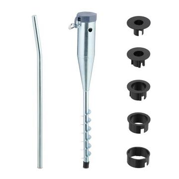 Manchon en acier mis à la terre