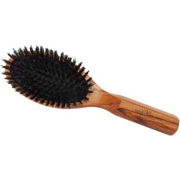 Olivenholzbürste, Wildschweinborsten, Pneumatic, oval