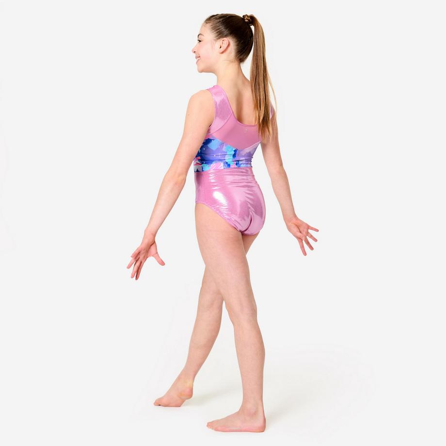 DOMYOS  Turnanzug ärmellos Training Polyester 