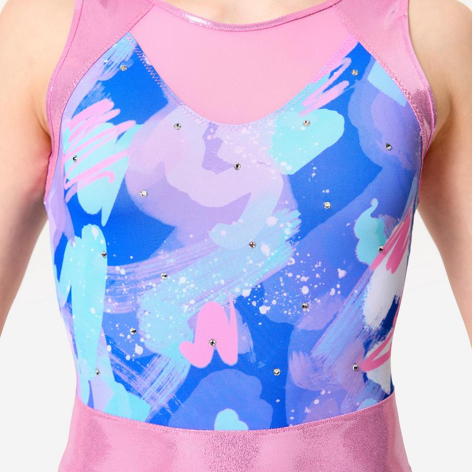 DOMYOS  Turnanzug ärmellos Training Polyester 