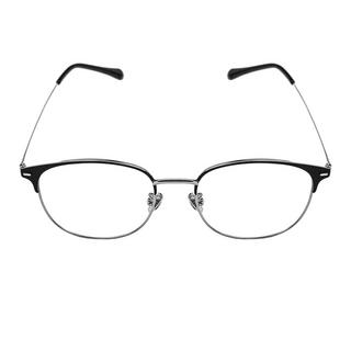 eStore Occhiali Anti Luce Blu Clubmaster Nero Argento  