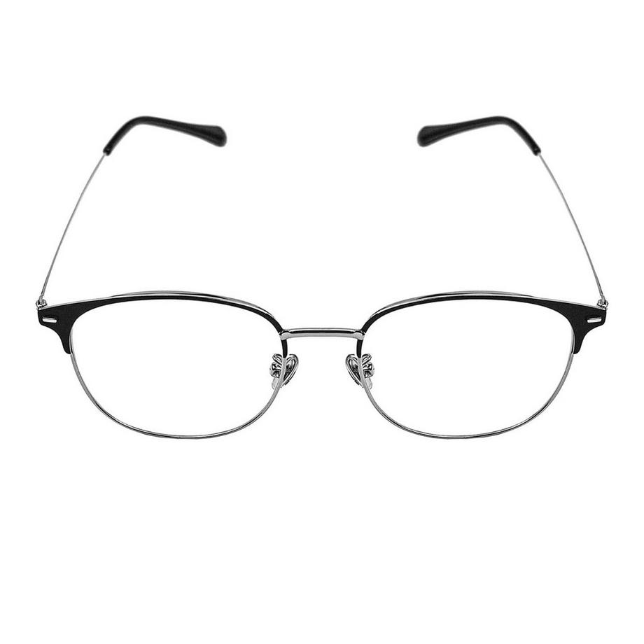 eStore  Occhiali Anti Luce Blu, Clubmaster - Nero / Argento 