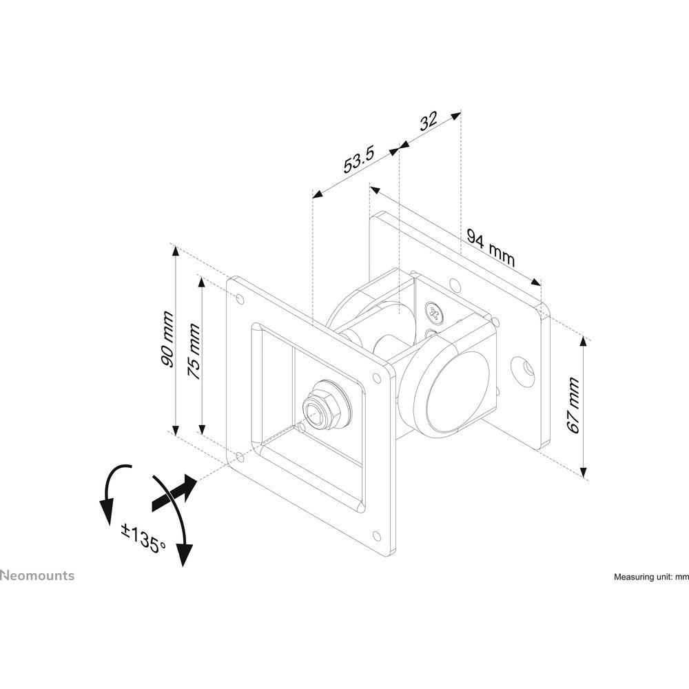 NewStar  Neomounts by  barre support d'écran 