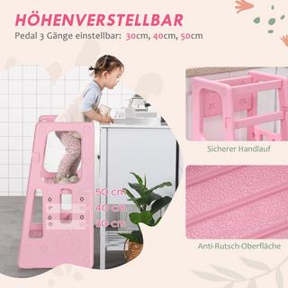 HOMCOM  Lernturm Kinder-Tritthocker 