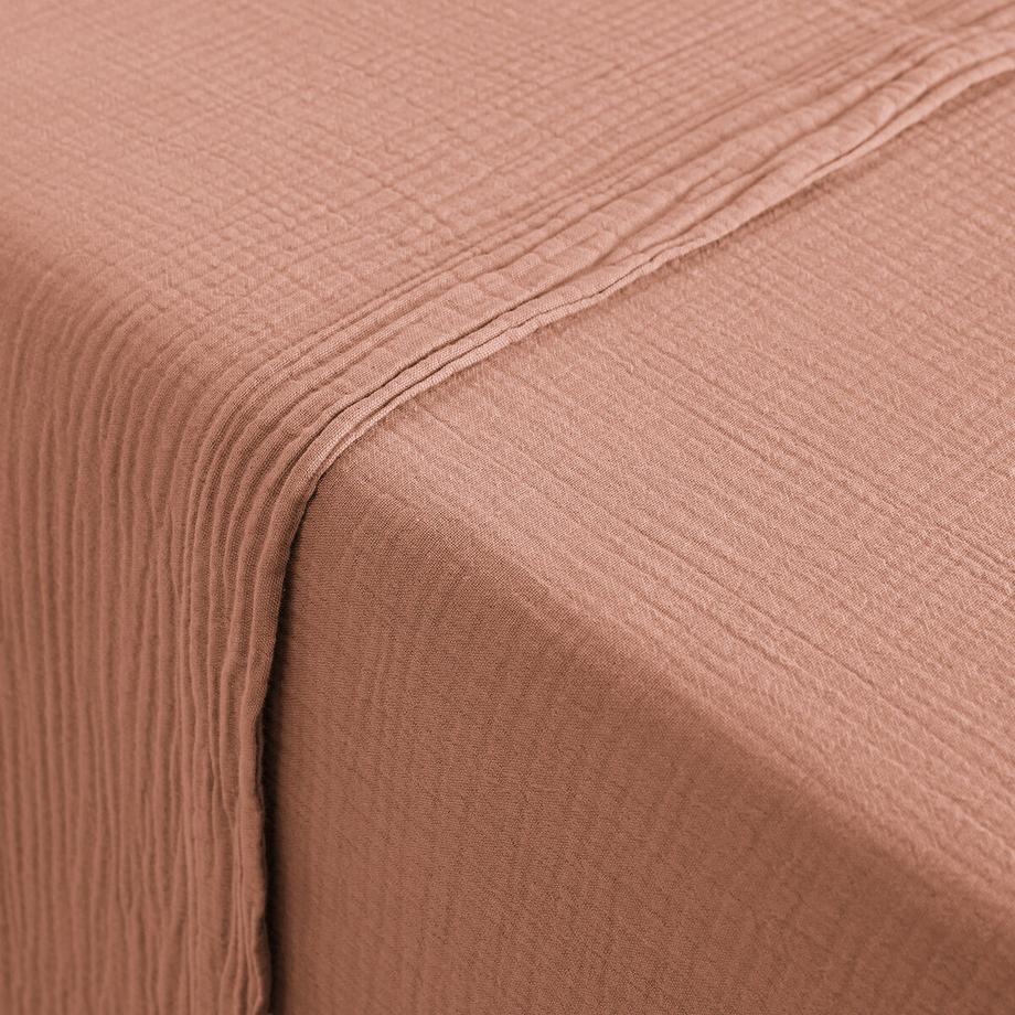 La Redoute Intérieurs Kumla Drap Plat Mousseline de Coton  