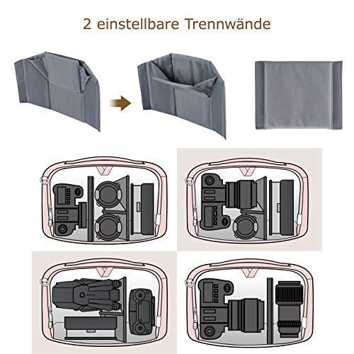 Only-bags.store  Kameratasche Große Umhängetasche Schultertasche, für DSLR SLR-Kamera und Zubehör 