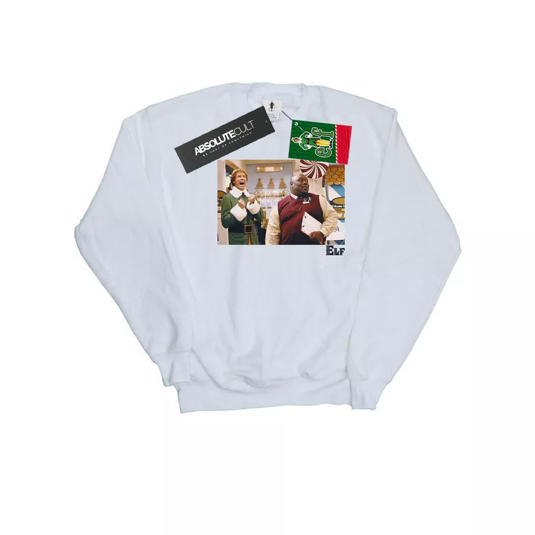 Elf - Christmas Store Cheer Sweatshirt, für Damen, Weiss, Größe XXL