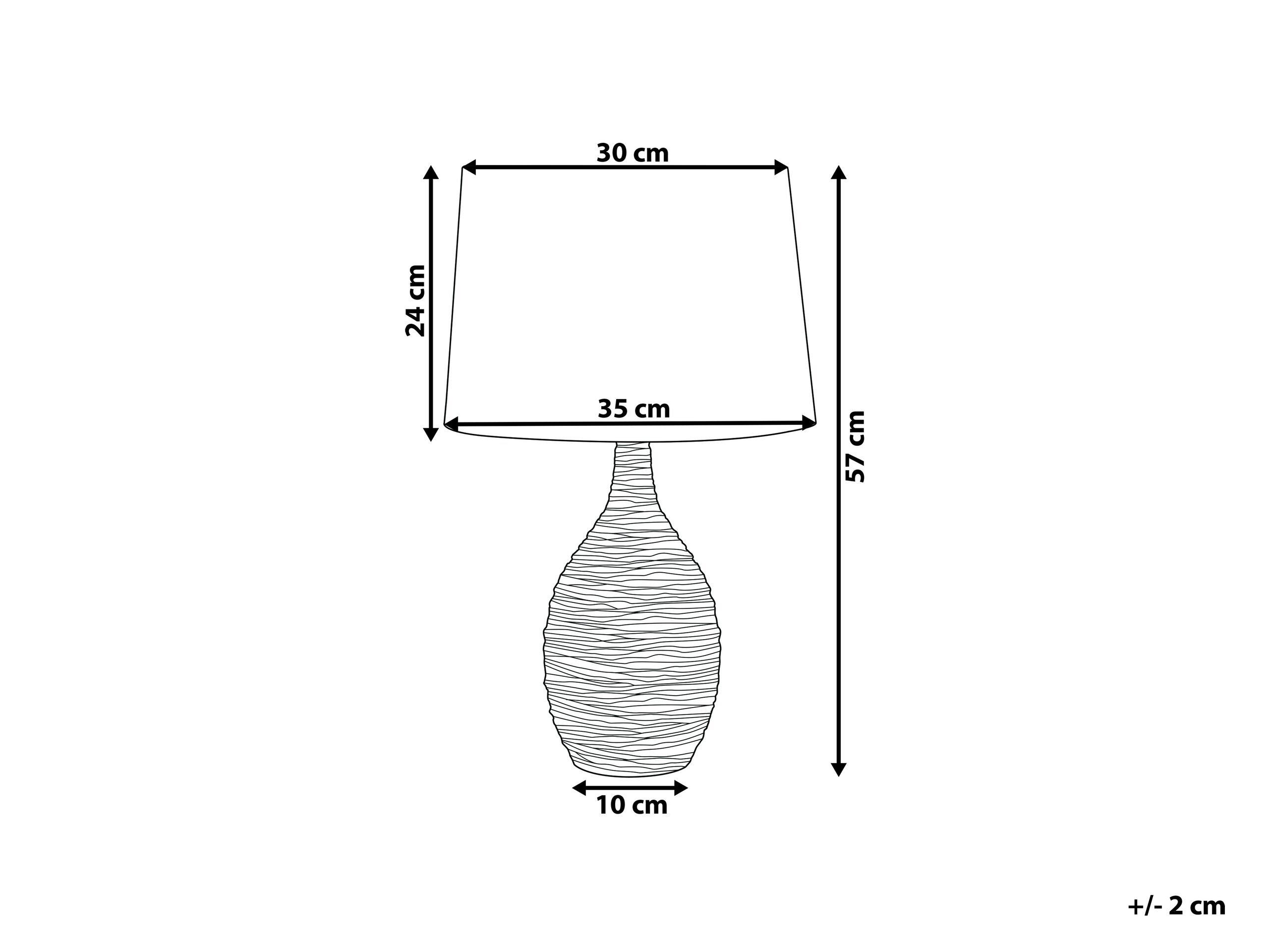 Beliani Lampada da tavolo en Ceramica Retrò ATSAS  