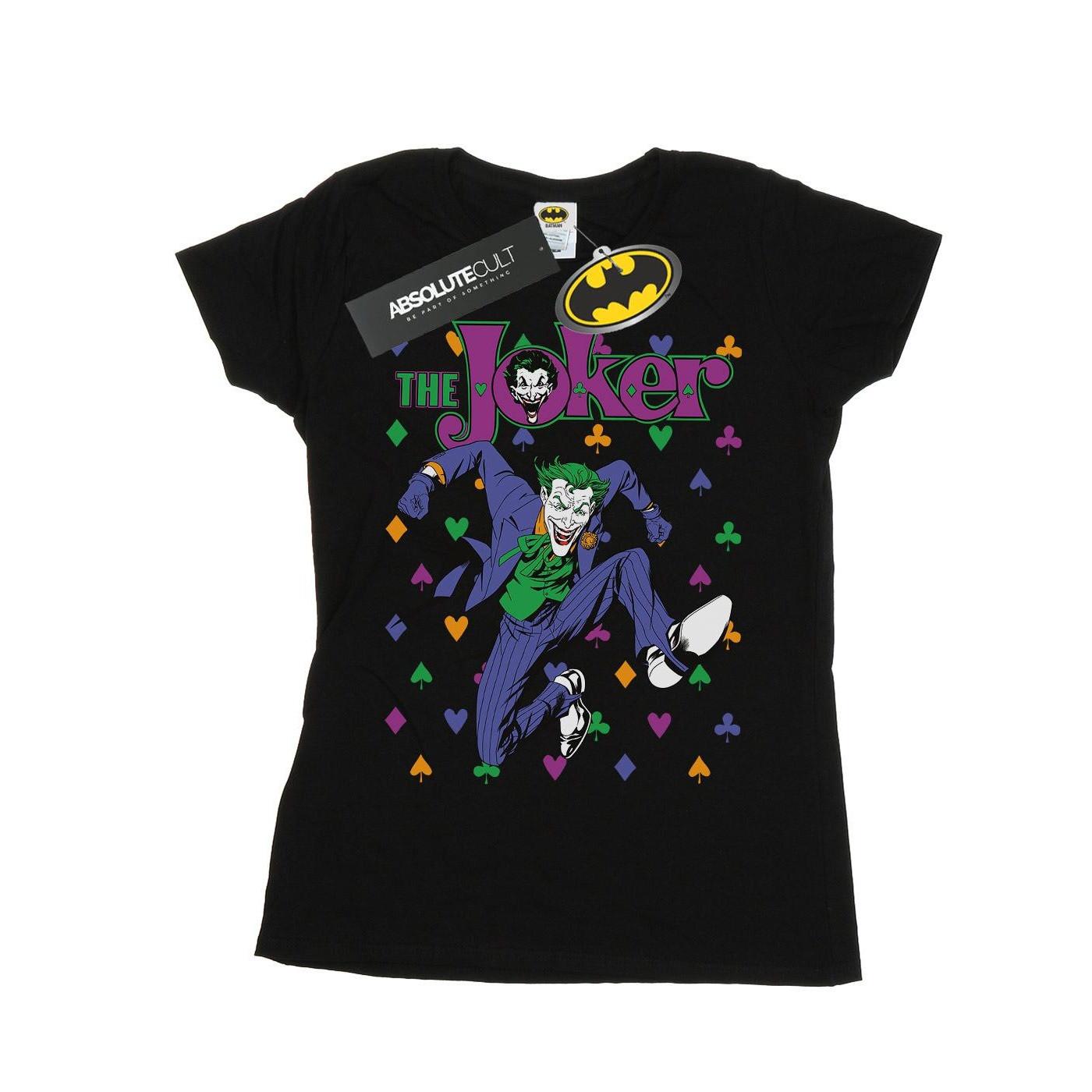 Image of Batman Joker Cards Jump Tshirt Damen Schwarz S