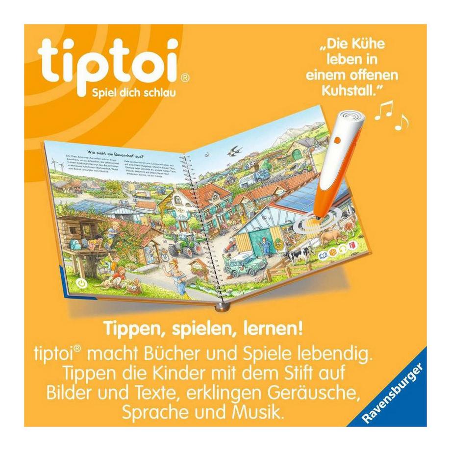tiptoi® Wieso? Weshalb? Warum? Auf dem Bauernhof Friese, Inka; Nieländer, Peter (Illustrationen) Couverture rigide 