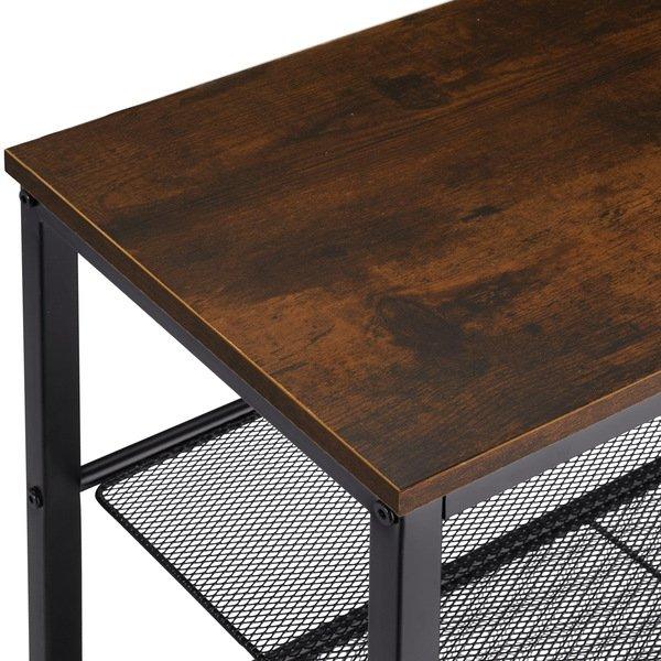 Tectake Étagère à chaussures PORTSMOUTH 100x30,5x72,5cm  