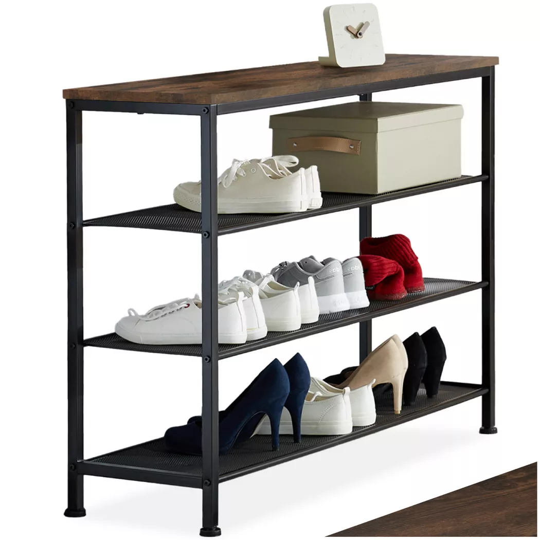 Tectake - tagère à chaussures portsmouth 100x30,5x72,5cm -