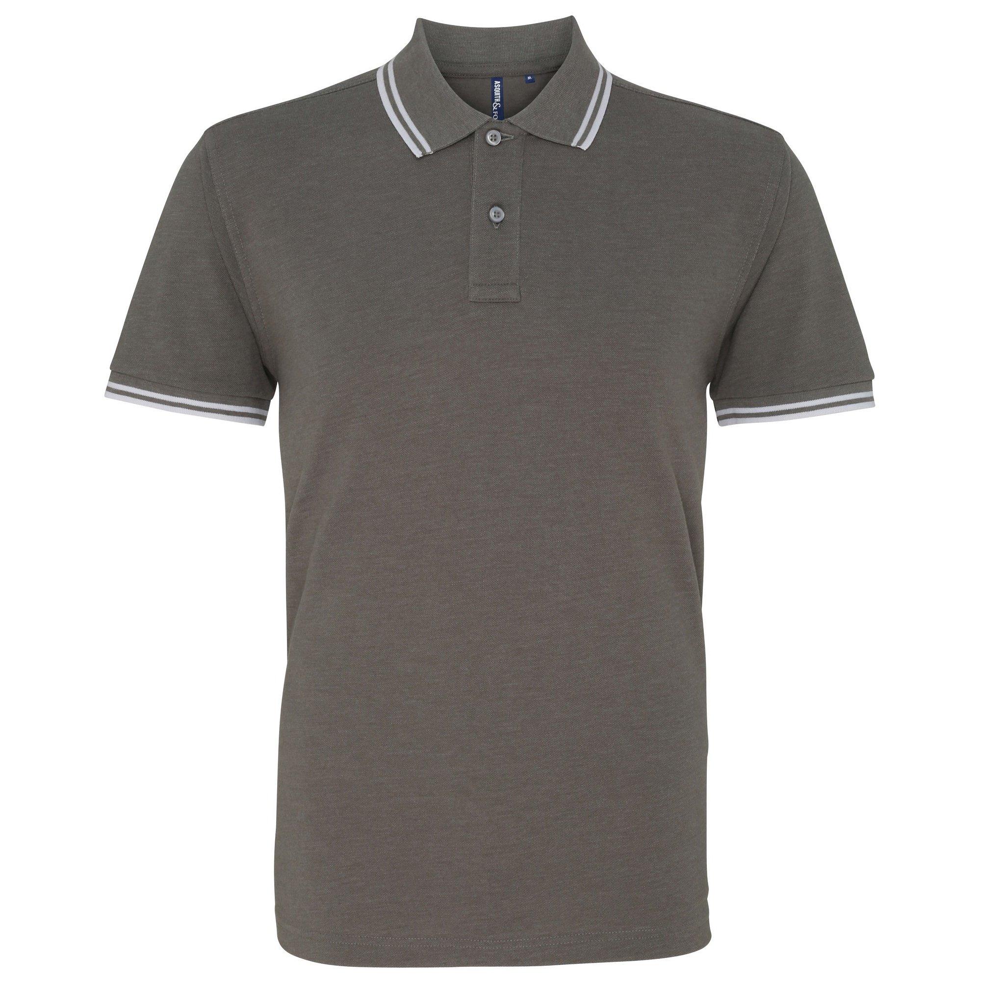 Image of Poloshirt, Kurzärmlig Herren Charcoal Black M