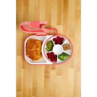 GöBe GöBe Lunchbox für Kinder mit Snackschleuder, Watermelon Coral  