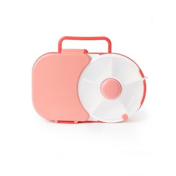 GöBe Lunchbox für Kinder mit Snackschleuder, Watermelon Coral