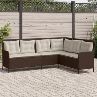 VidaXL Canapé de jardin rotin synthétique  