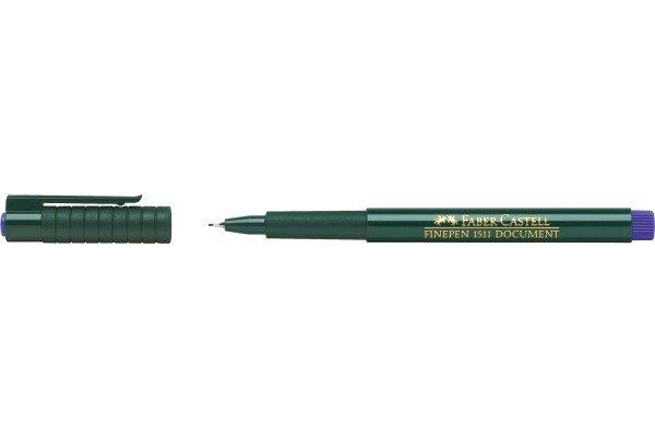 Image of FABER-CASTELL Faserschr. FINEPEN 1511 0.4mm 151151 blau FABER-CASTELL Faserschr. FINEPEN 1511 0.4mm 151151 blau