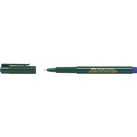 Faber-Castell FABER-CASTELL Faserschr. FINEPEN 1511 0.4mm 151151 blau  