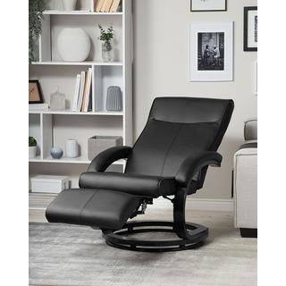 Beliani Fauteuil inclinable en Cuir PU Moderne MIGHT  