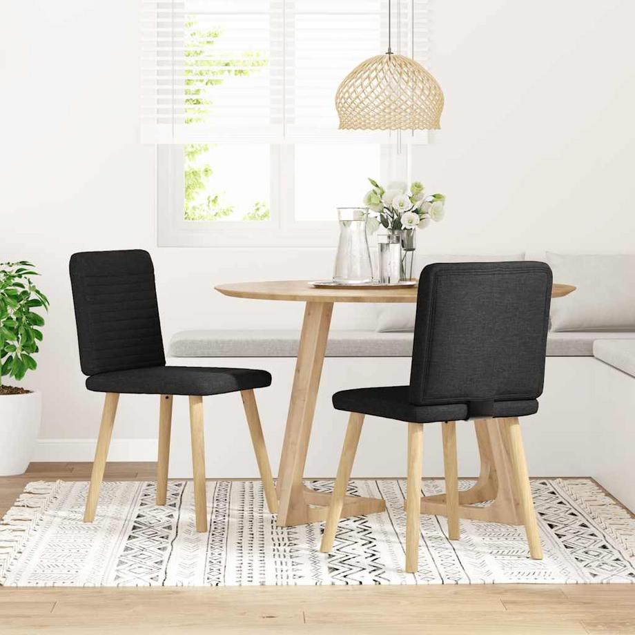 VidaXL Chaise de salle à manger tissu  