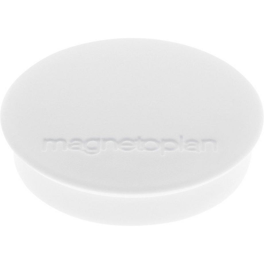 magnetoplan  MAGNETOPLAN Magnet Discofix Standard 30mm 1664200 weiss, ca. 0.7 kg 10 Stk. 