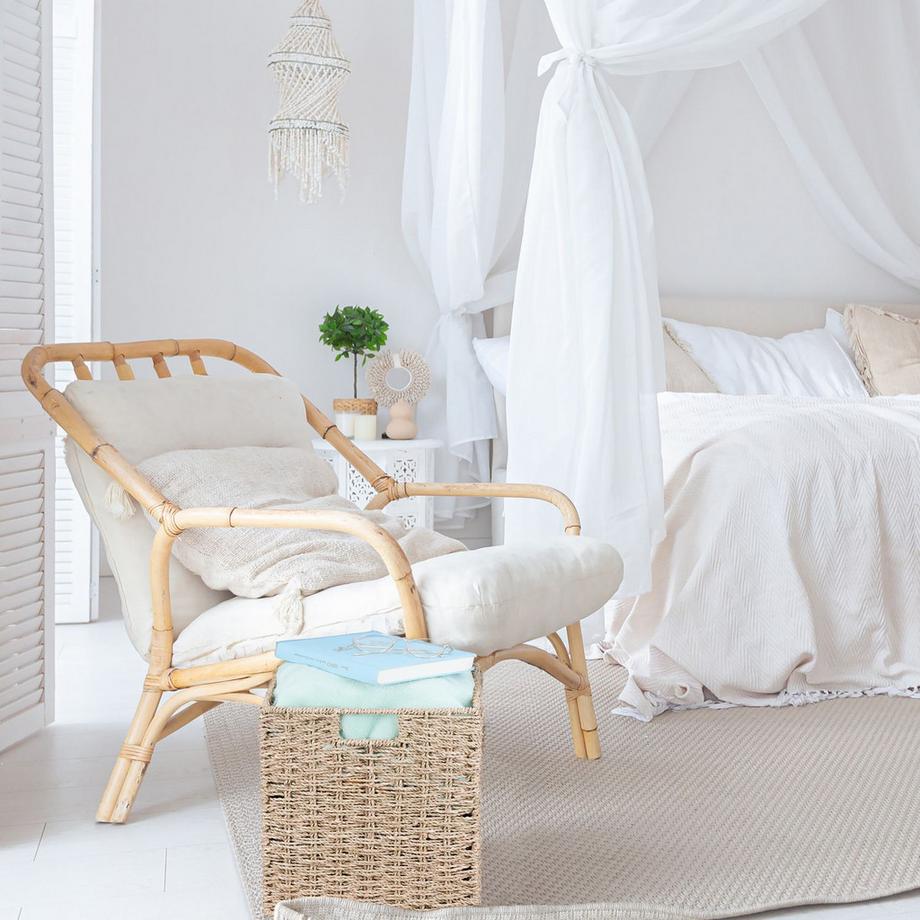 Northix Cestino portaoggetti intrecciato in alghe  