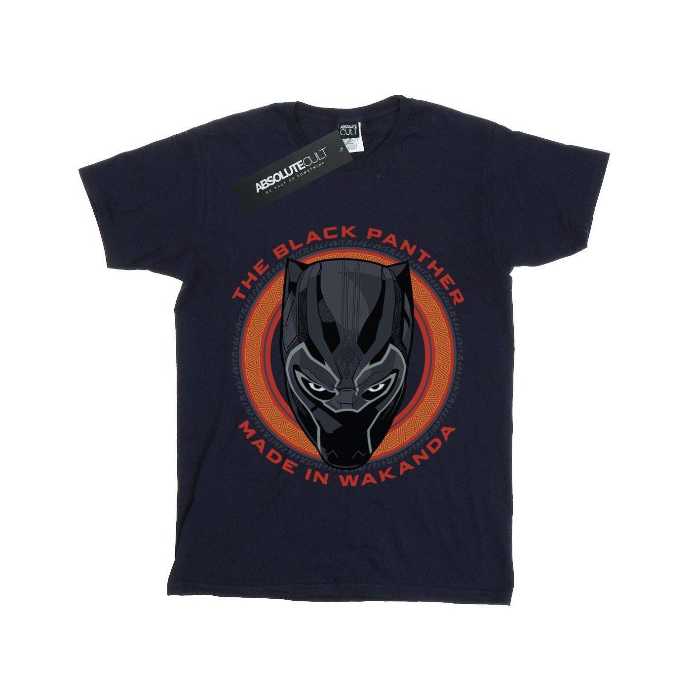 Image of Black Panther Made In Wakanda Red Tshirt Jungen Marine 152-158