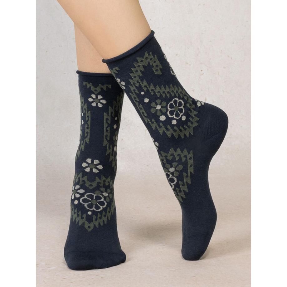 Laine Chaussettes à bord roulé