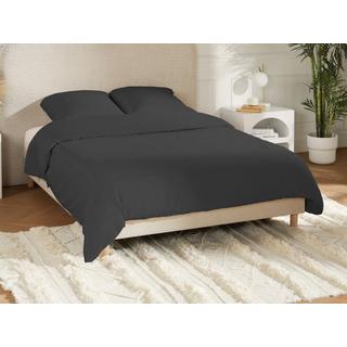 Vente-unique TALORA Completo Lenzuola Raso 240 x 260 cm Bianco  