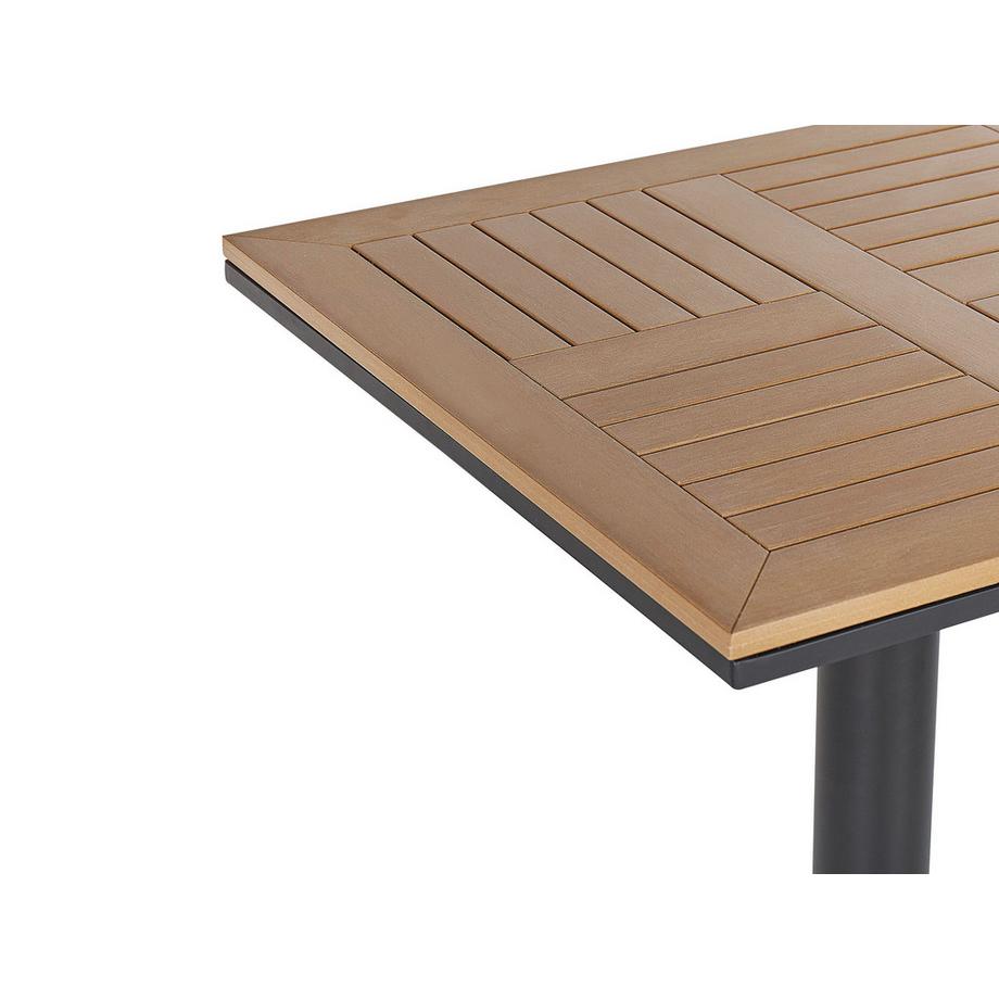 Beliani Outdoor Bistrotisch aus Kunstholz Modern PALMI  