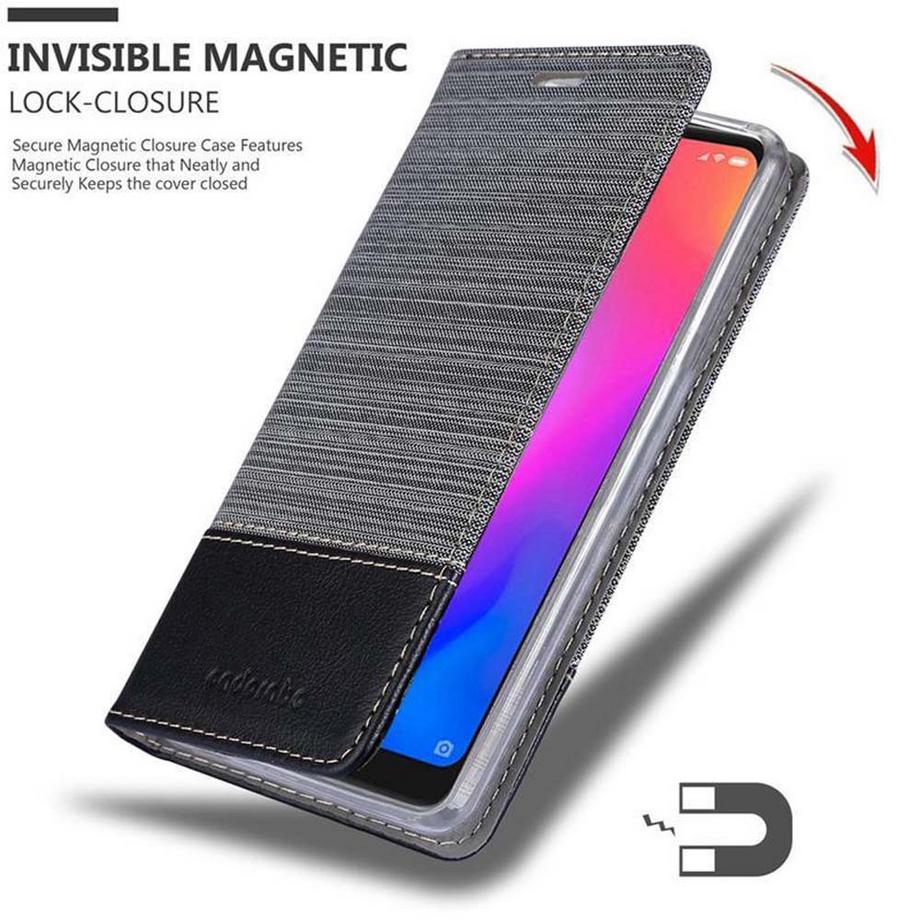 Cadorabo  Hülle für Xiaomi Mi A2 LITE / RedMi 6 PRO Magnetverschluss, Kartenfach 