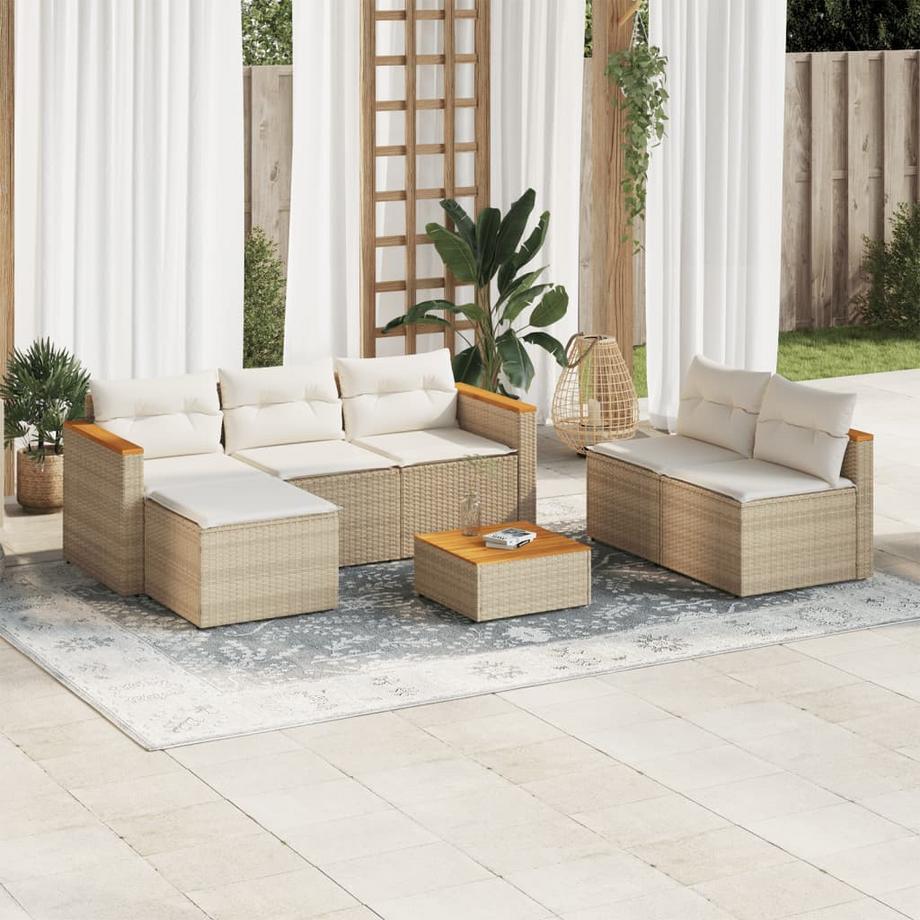 VidaXL set divano da giardino  