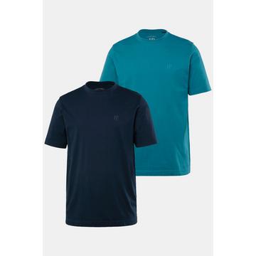 T-Shirts, Basic, 2er-Pack, Rundhals, bis 8XL