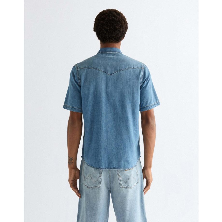 Wrangler Western Jeanshemd Kurzarm  