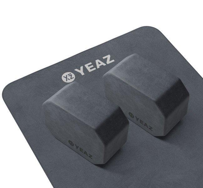 Image of YEAZ NEXT LEVEL Set aus Yogablöcke und Handtuch - onyx shadow - ONE SIZE