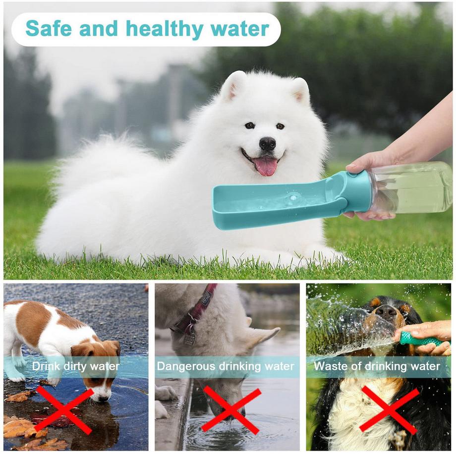 Alopini  Gourde pliable pour chiens en déplacement 