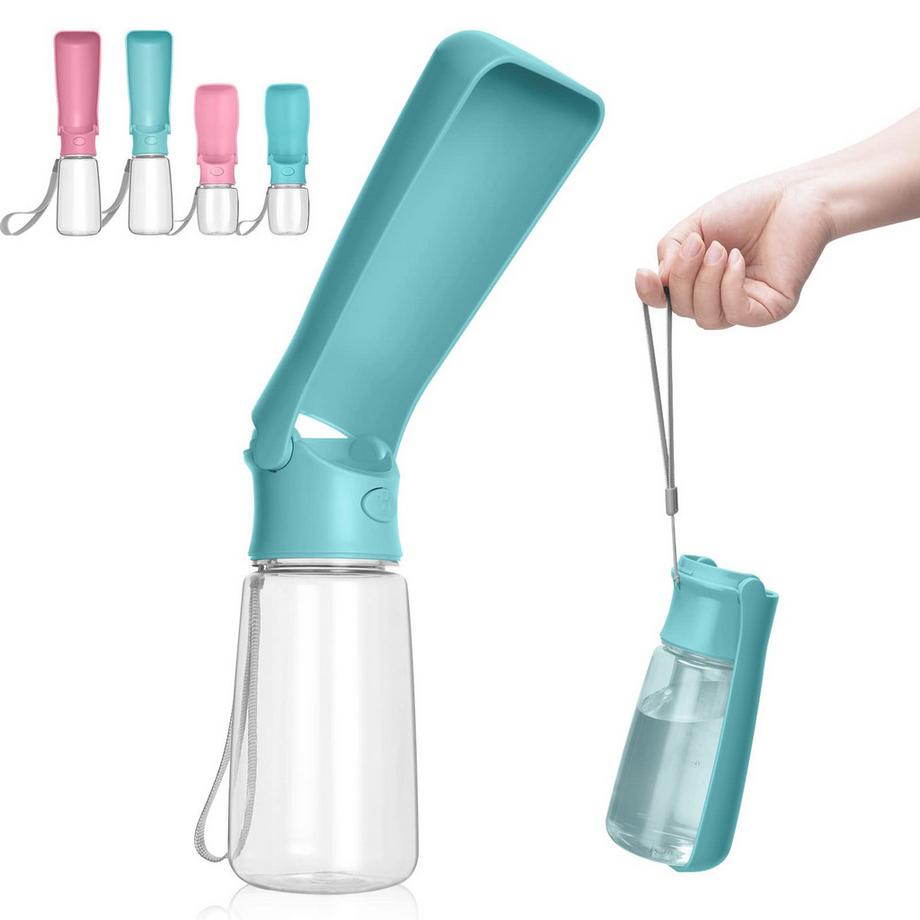 Faltbare Trinkflasche für Hunde unterwegs