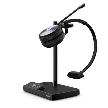 Yealink WH62 Mono UC Systèmes de conférences audio personnelle Sans fil Arceau Bureau/Centre d'appels Micro-USB Socle de chargement Noir