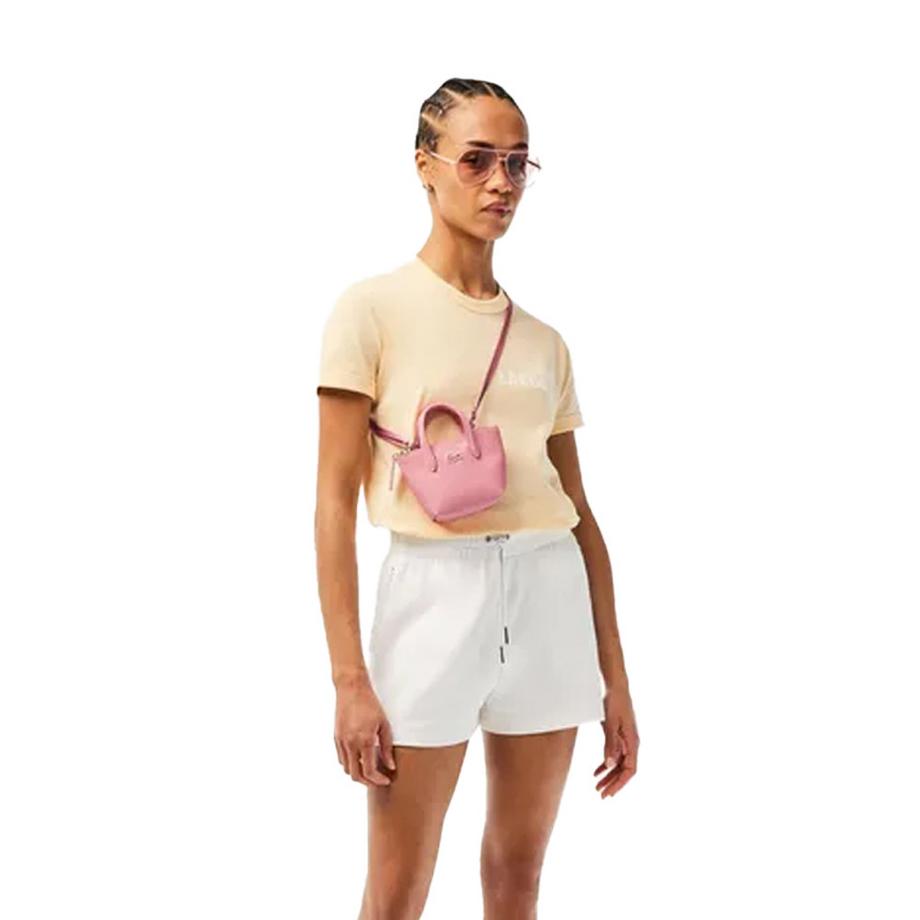 LACOSTE T-Shirt Maniche Corte Logo Ricamato  