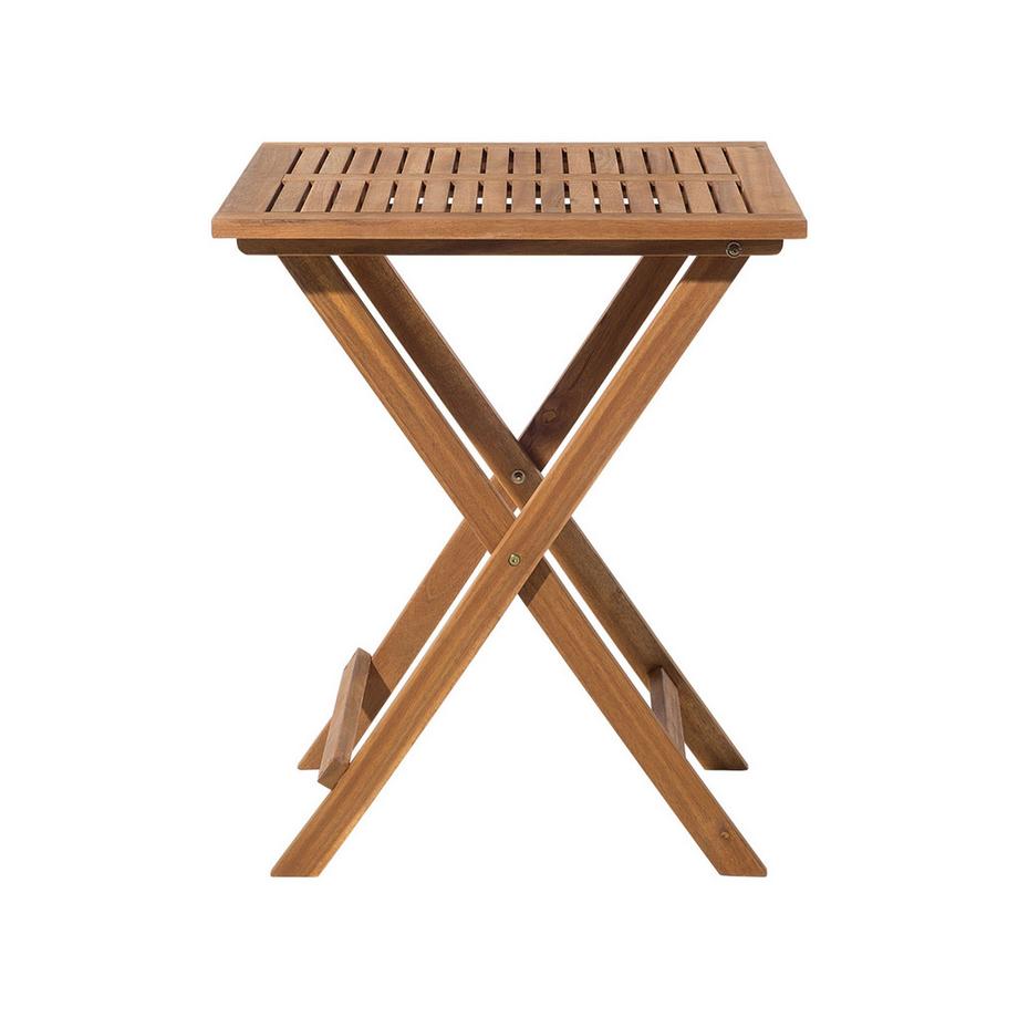 Beliani Bistro Set aus Akazienholz Klassisch FIJI  