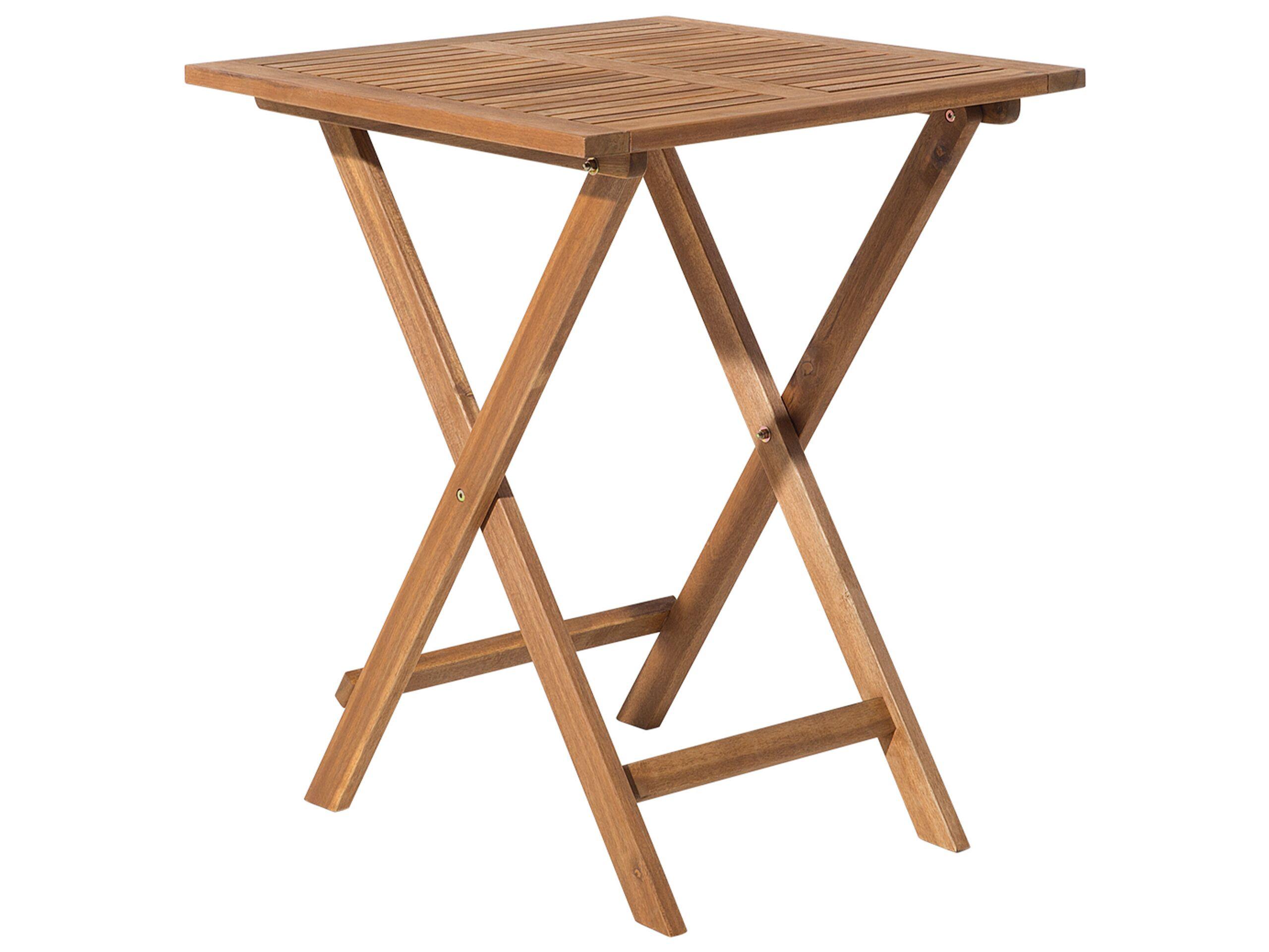 Beliani Ensemble pour bistro en Acacia Traditionnel FIJI  