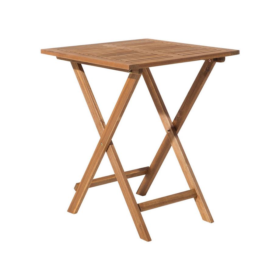 Beliani Bistro Set aus Akazienholz Klassisch FIJI  