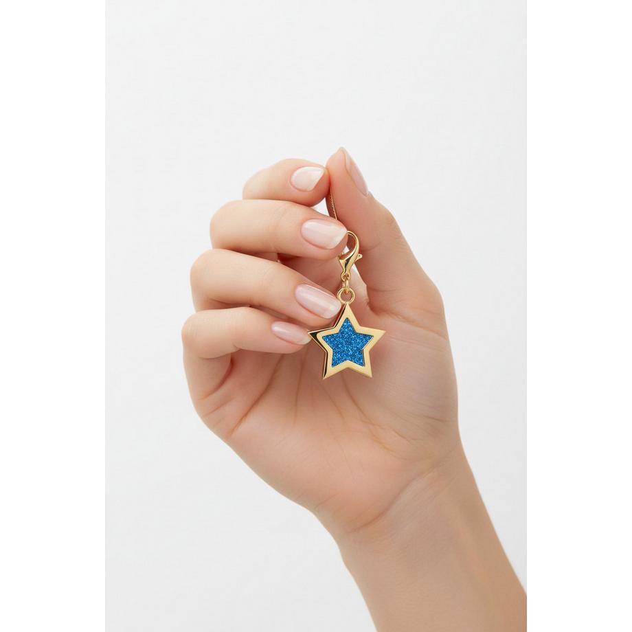 Thomas Sabo  Charm-Anhänger Blauer Stern Veret 