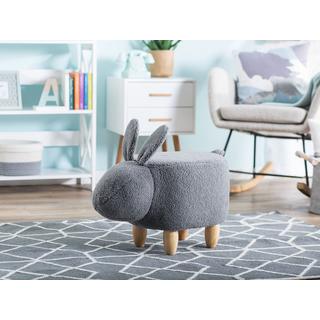 Beliani Hocker aus Polyester Modern BUNNY  