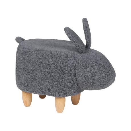 Beliani Hocker aus Polyester Modern BUNNY  