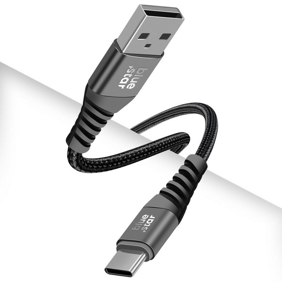 BLUE STAR  USB / USB-C Kabel Blue Star Schwarz 
