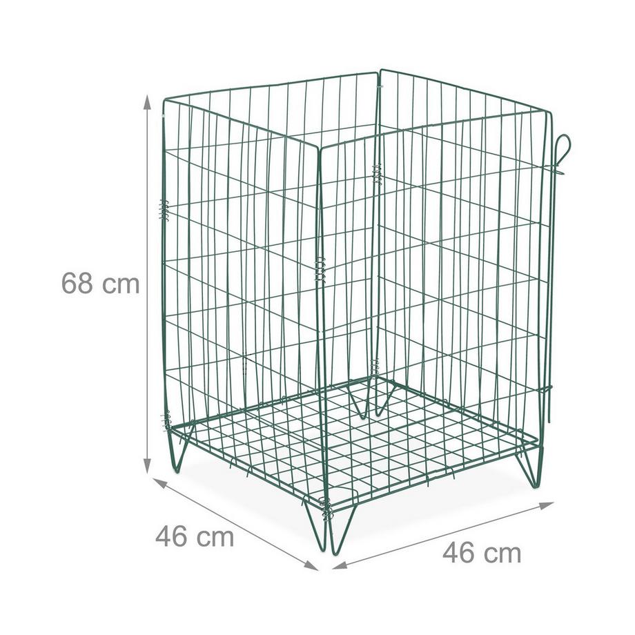 B2X Composteur métallique avec grille de sol  